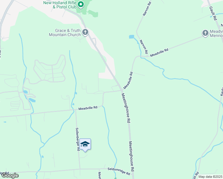 map of restaurants, bars, coffee shops, grocery stores, and more near 490 Meetinghouse Road in Gap