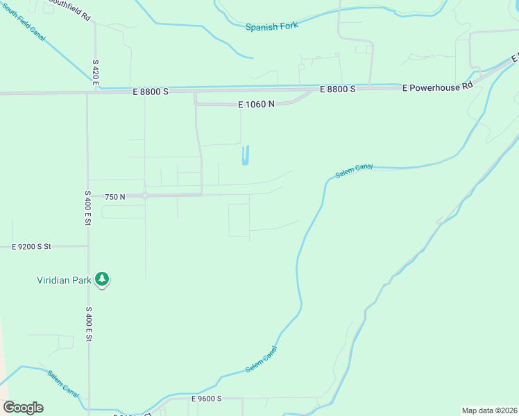 map of restaurants, bars, coffee shops, grocery stores, and more near 1938 East Corriente Drive in Spanish Fork