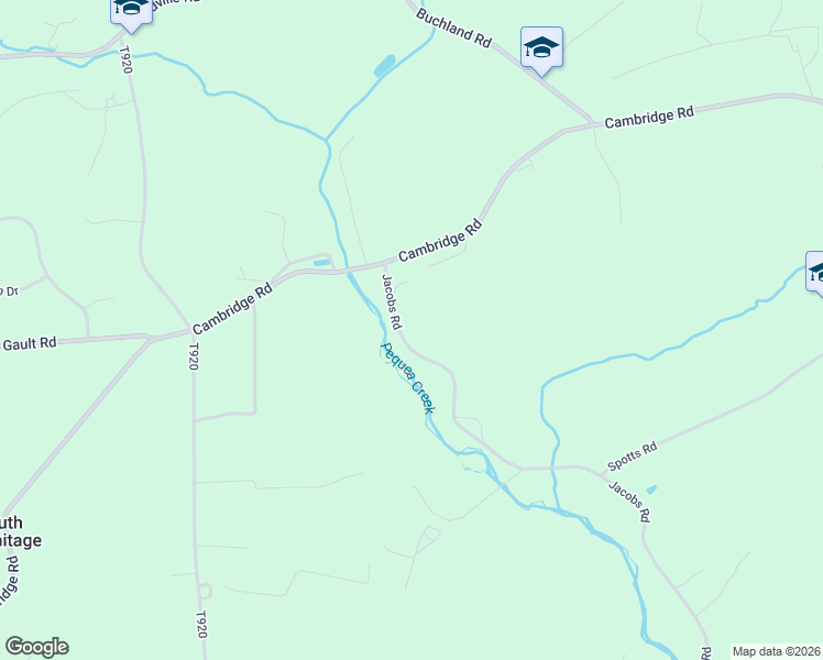 map of restaurants, bars, coffee shops, grocery stores, and more near 513 Jacobs Road in Narvon