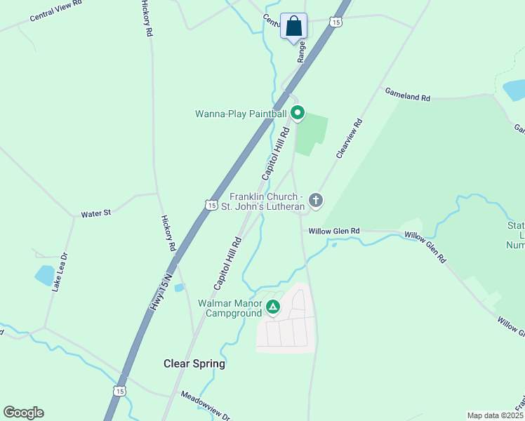 map of restaurants, bars, coffee shops, grocery stores, and more near Mill Drive in Dillsburg
