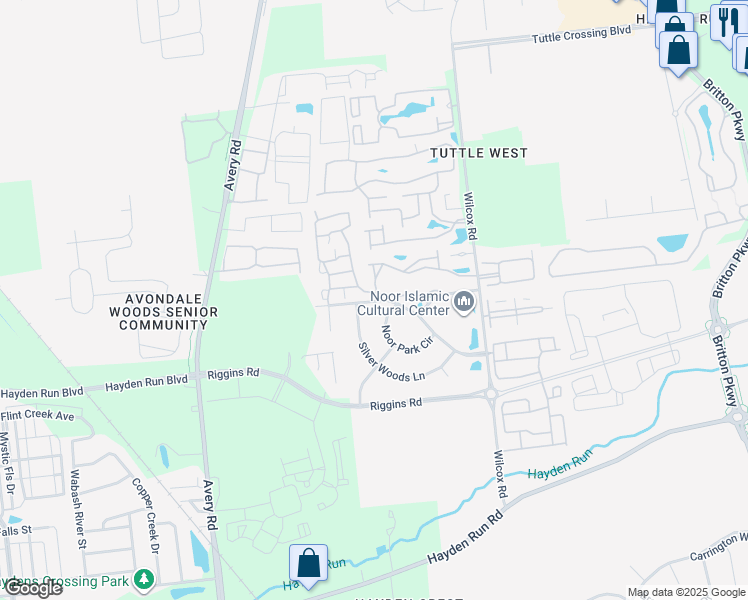 map of restaurants, bars, coffee shops, grocery stores, and more near 5068 Vinington Place in Dublin