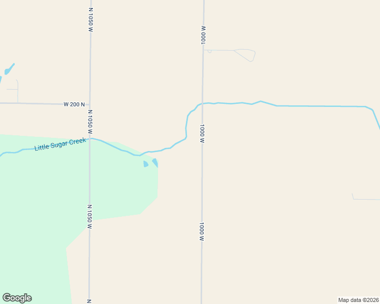 map of restaurants, bars, coffee shops, grocery stores, and more near 1820 1000 West in Thorntown
