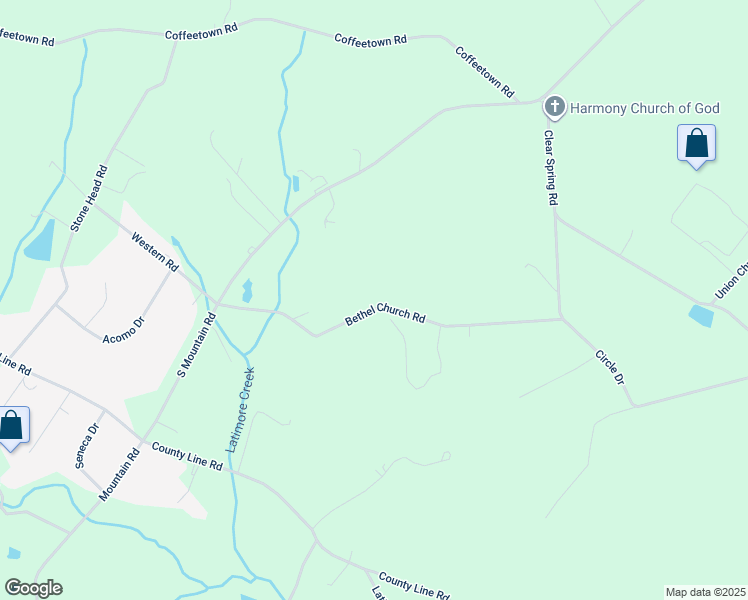 map of restaurants, bars, coffee shops, grocery stores, and more near 83 Bethel Church Road in Dillsburg