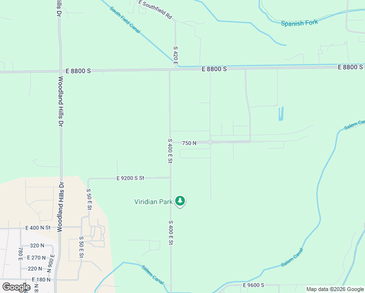 map of restaurants, bars, coffee shops, grocery stores, and more near 1459 East 720 North in Spanish Fork