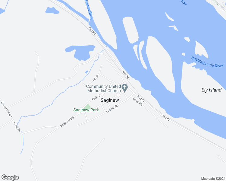 map of restaurants, bars, coffee shops, grocery stores, and more near 831 York Street in Mount Wolf