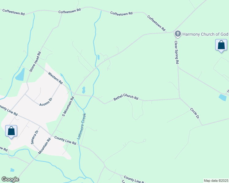 map of restaurants, bars, coffee shops, grocery stores, and more near 63 Bethel Church Rd in Dillsburg