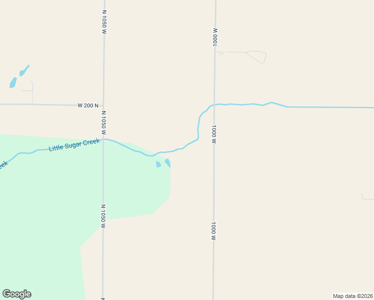 map of restaurants, bars, coffee shops, grocery stores, and more near 1820 1000 West in Thorntown