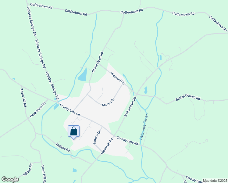 map of restaurants, bars, coffee shops, grocery stores, and more near 75 Acomo Dr in Dillsburg