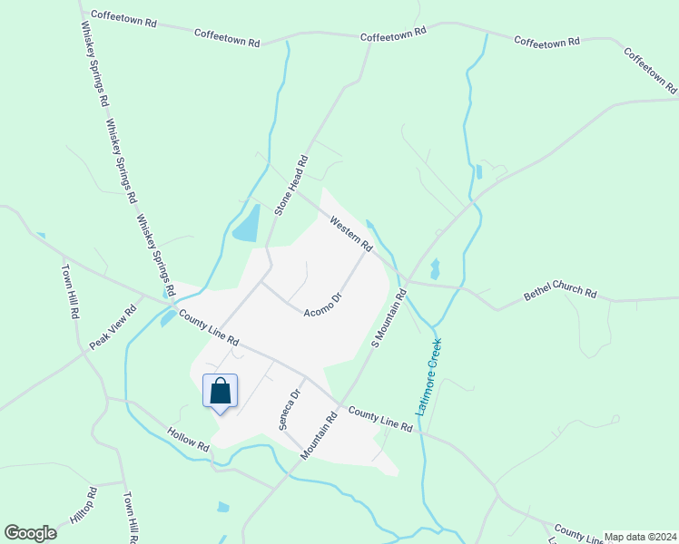 map of restaurants, bars, coffee shops, grocery stores, and more near 75 Acomo Dr in Dillsburg
