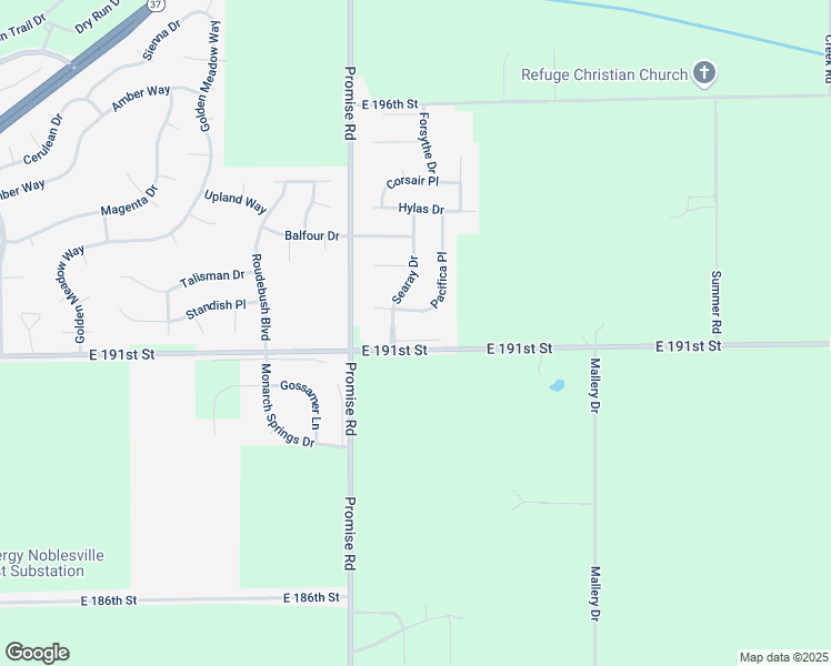 map of restaurants, bars, coffee shops, grocery stores, and more near 11182 Marlin Court in Noblesville
