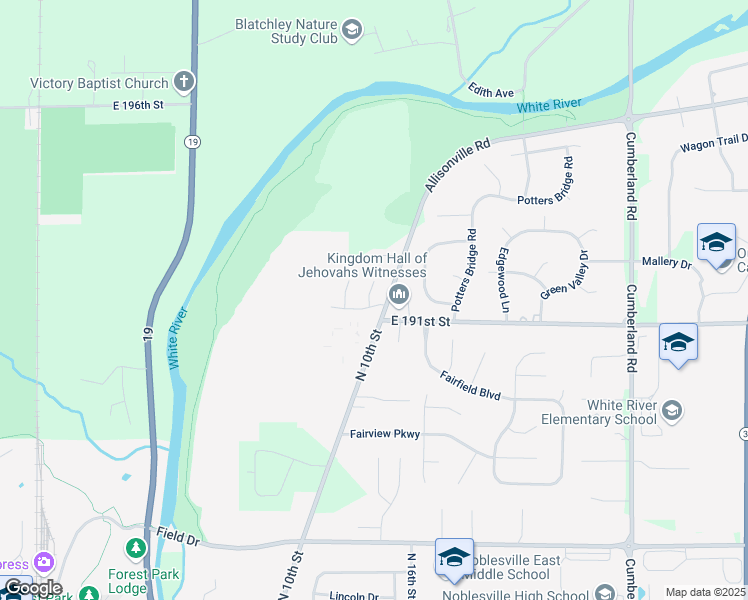 map of restaurants, bars, coffee shops, grocery stores, and more near 19142 Welkin Court in Noblesville