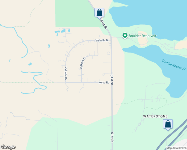 map of restaurants, bars, coffee shops, grocery stores, and more near 4941 Kelso Road in Boulder