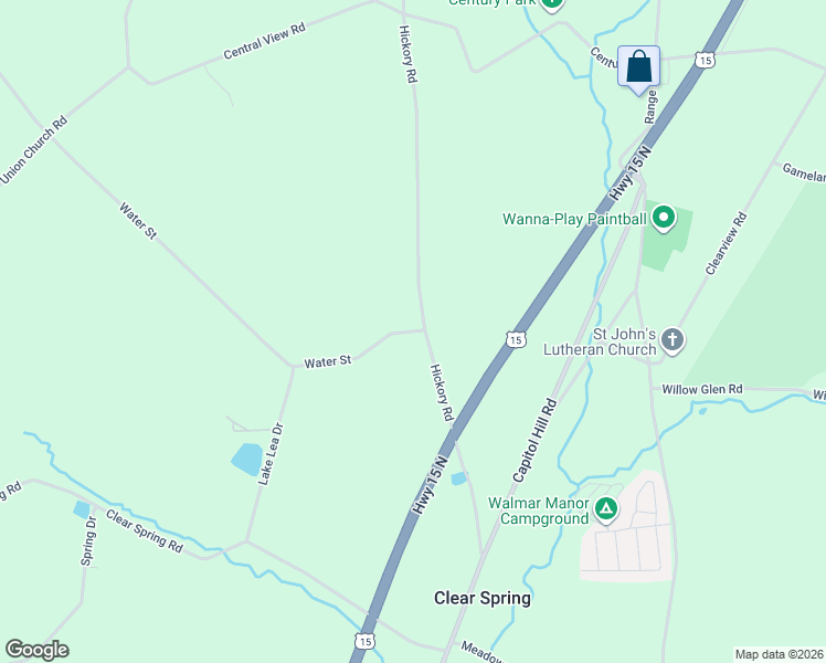 map of restaurants, bars, coffee shops, grocery stores, and more near 11 Water Street in Dillsburg