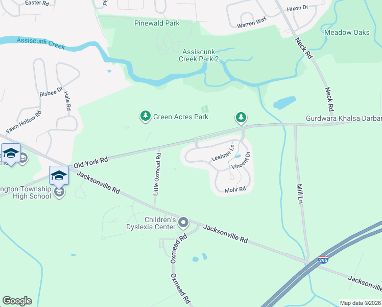 map of restaurants, bars, coffee shops, grocery stores, and more near 39 Vincent Drive in Burlington