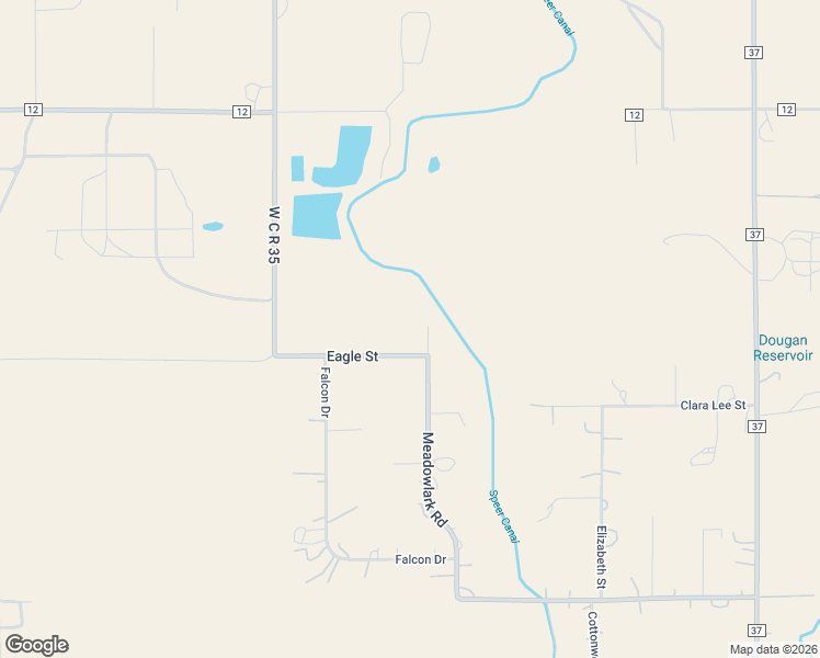 map of restaurants, bars, coffee shops, grocery stores, and more near 4511 Meadowlark Road in Fort Lupton