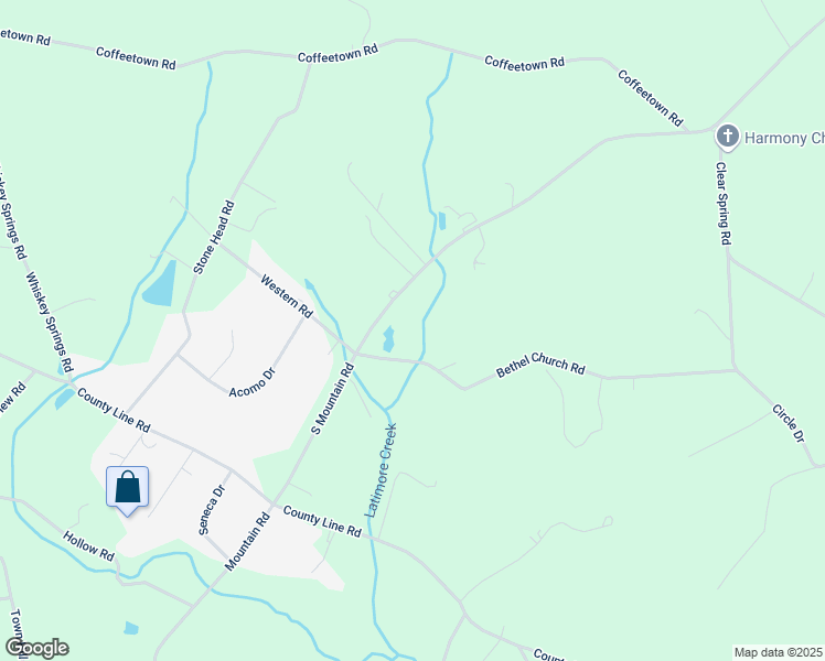 map of restaurants, bars, coffee shops, grocery stores, and more near 3 Bethel Church Road in Dillsburg