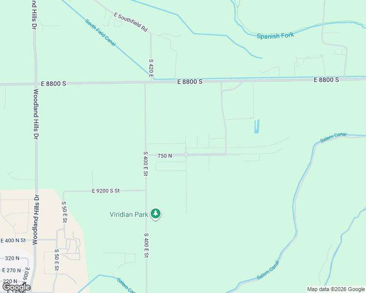 map of restaurants, bars, coffee shops, grocery stores, and more near 1588 East 820 North in Salem
