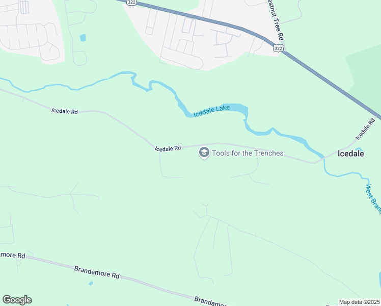 map of restaurants, bars, coffee shops, grocery stores, and more near 242 Icedale Road in Honey Brook