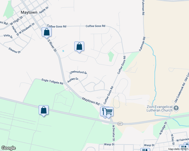 map of restaurants, bars, coffee shops, grocery stores, and more near 360 Amanda Court in Marietta