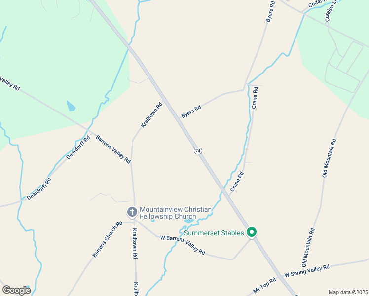 map of restaurants, bars, coffee shops, grocery stores, and more near 9431 Carlisle Road in Dillsburg