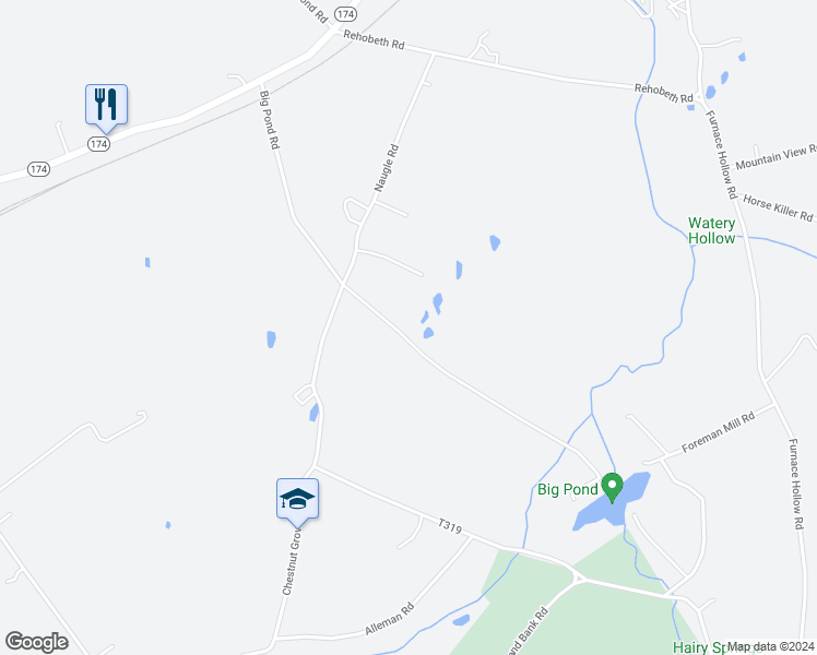 map of restaurants, bars, coffee shops, grocery stores, and more near 112 Big Pond Road in Shippensburg