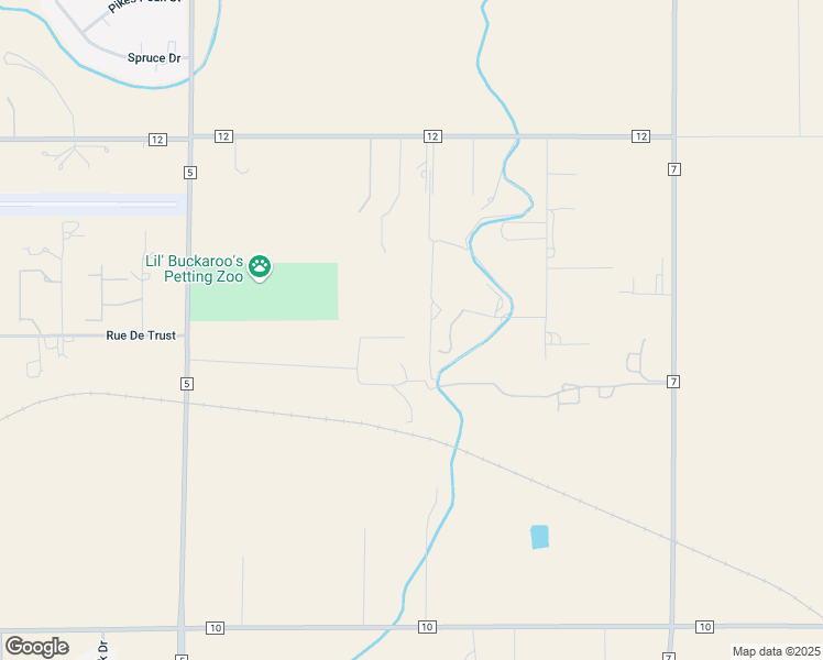 map of restaurants, bars, coffee shops, grocery stores, and more near 4630 County Road 5 in Erie