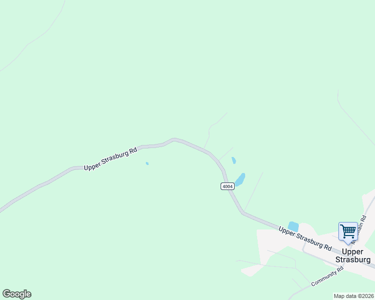 map of restaurants, bars, coffee shops, grocery stores, and more near 10608 Upper Strasburg Road in Orrstown