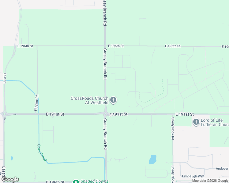 map of restaurants, bars, coffee shops, grocery stores, and more near 19329 Grassy Branch Road in Westfield