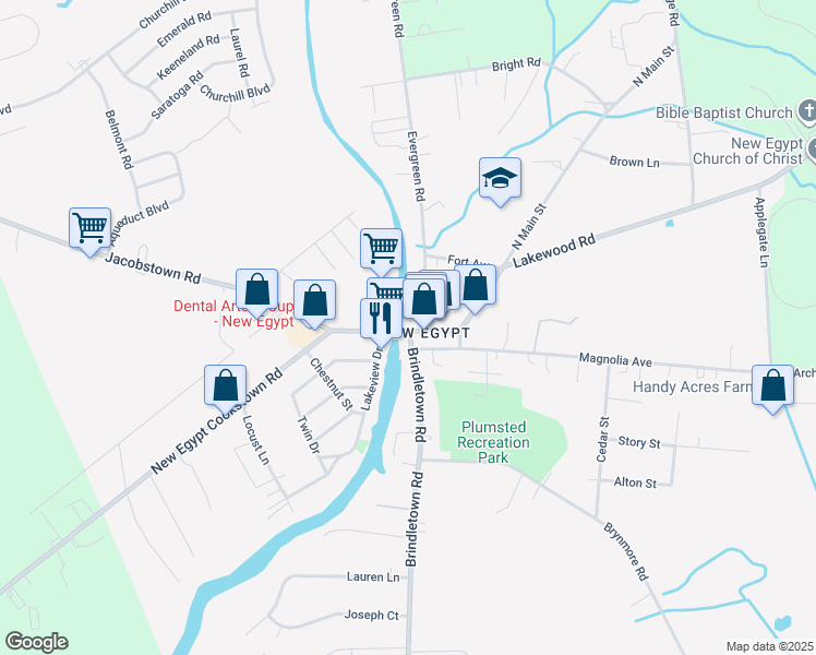 map of restaurants, bars, coffee shops, grocery stores, and more near in Plumsted