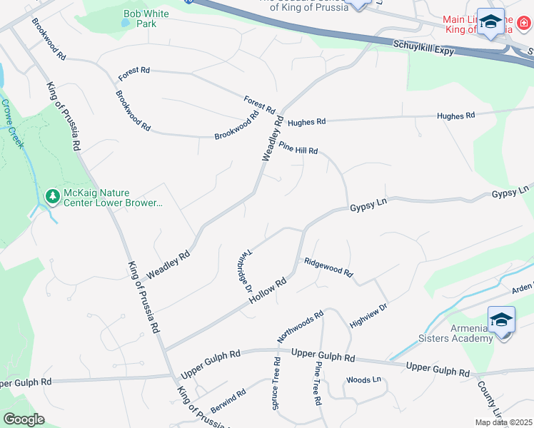 map of restaurants, bars, coffee shops, grocery stores, and more near 15 Tiverton Circle in Wayne