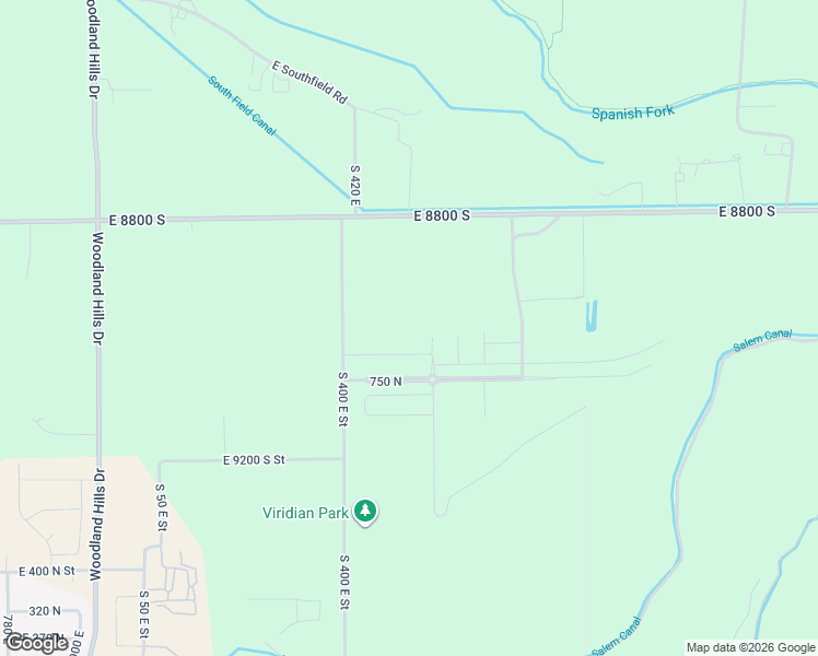 map of restaurants, bars, coffee shops, grocery stores, and more near 1544 East 920 North in Salem