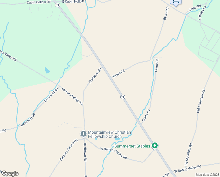 map of restaurants, bars, coffee shops, grocery stores, and more near 9476 Carlisle Road in Dillsburg