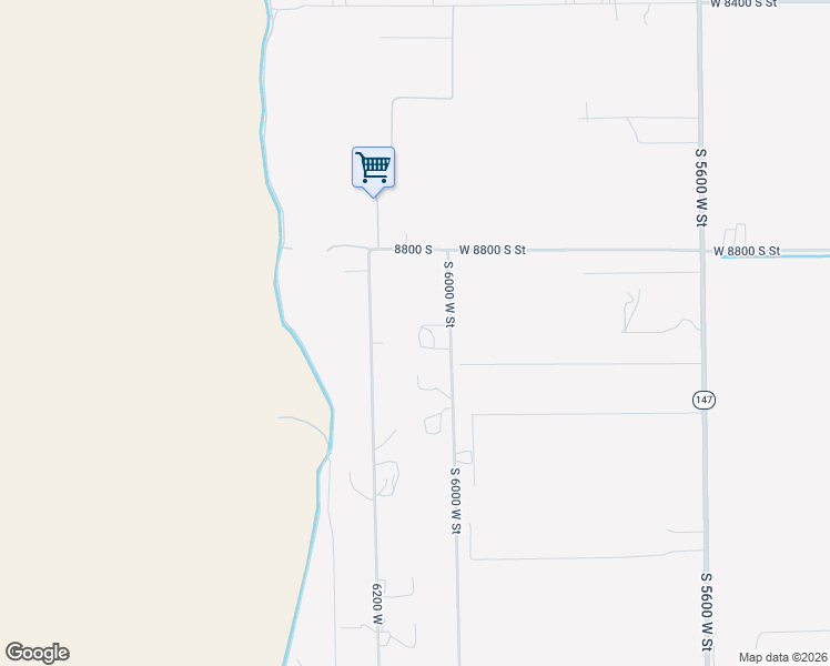 map of restaurants, bars, coffee shops, grocery stores, and more near 8874 South 6000 West Street in Payson