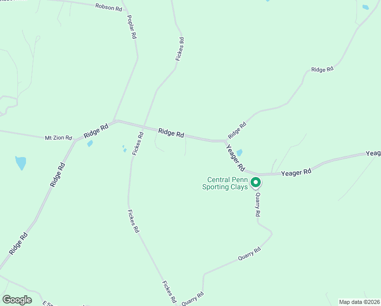 map of restaurants, bars, coffee shops, grocery stores, and more near 580 Ridge Road in Dillsburg