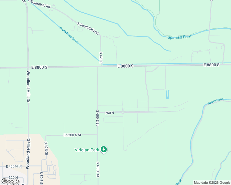 map of restaurants, bars, coffee shops, grocery stores, and more near 1547 East 920 North in Salem