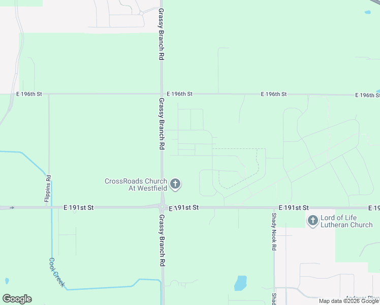 map of restaurants, bars, coffee shops, grocery stores, and more near 19329 Grassy Branch Road in Westfield