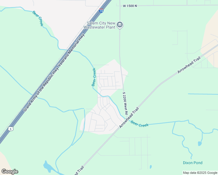 map of restaurants, bars, coffee shops, grocery stores, and more near 1286 1700 North in Payson