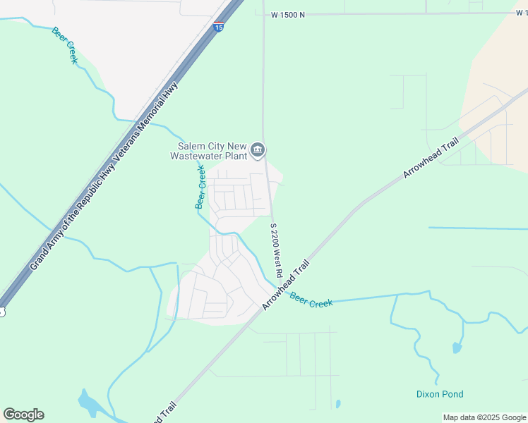 map of restaurants, bars, coffee shops, grocery stores, and more near 1646 North 1330 East in Payson