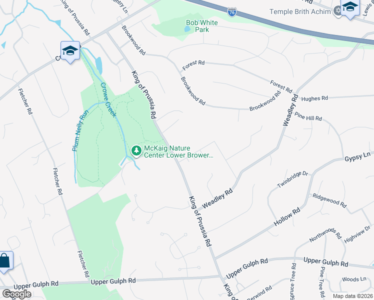 map of restaurants, bars, coffee shops, grocery stores, and more near 986 Hobbs Road in Wayne