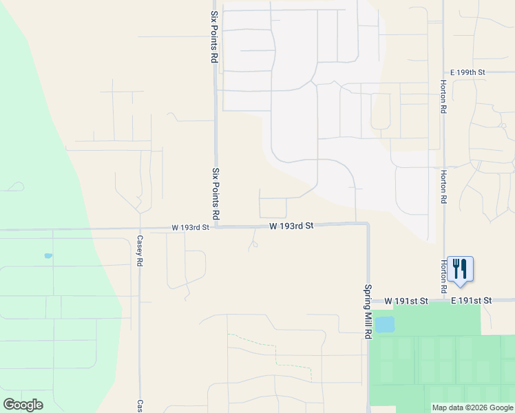 map of restaurants, bars, coffee shops, grocery stores, and more near 718 West 193rd Street in Sheridan