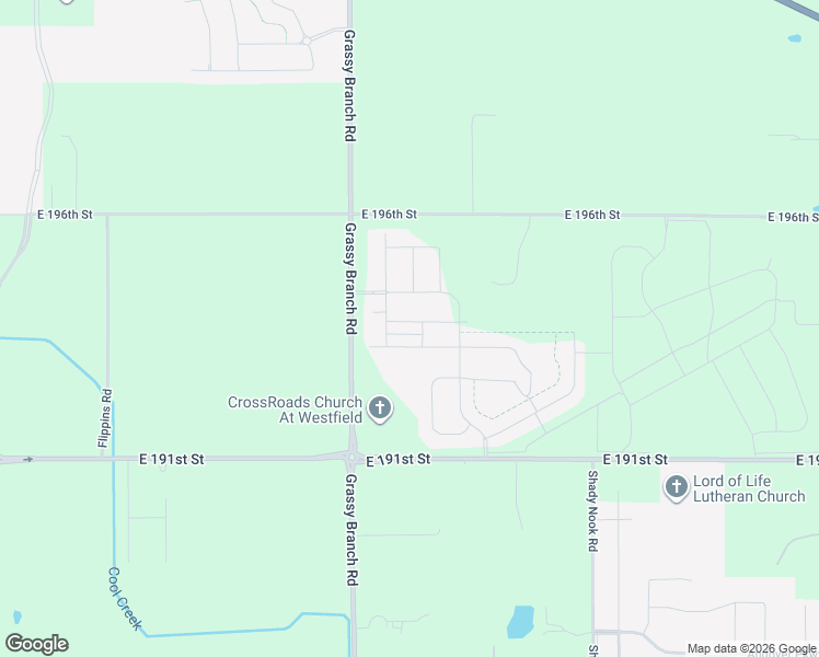 map of restaurants, bars, coffee shops, grocery stores, and more near 19463 Grassy Branch Road in Westfield