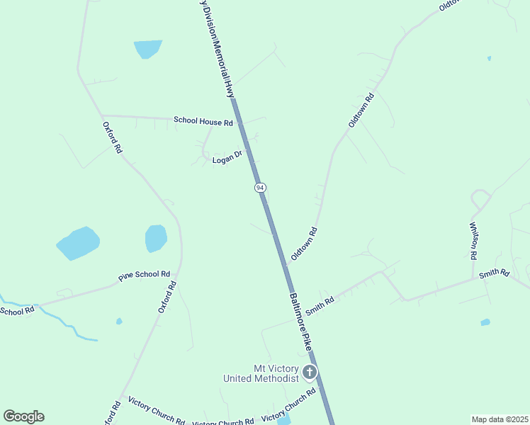 map of restaurants, bars, coffee shops, grocery stores, and more near 828 Baltimore Pike in Gardners