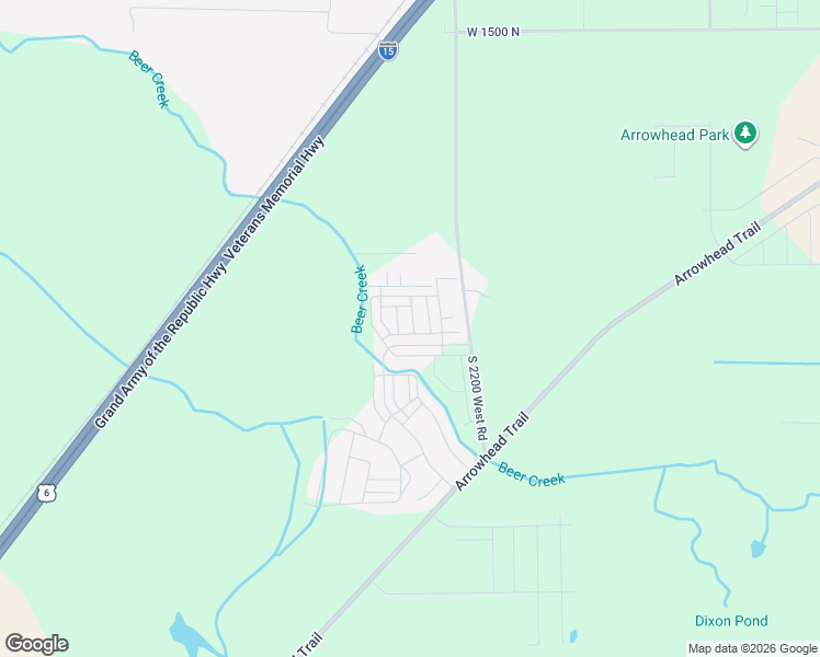 map of restaurants, bars, coffee shops, grocery stores, and more near 8757 South 2200 West in Payson