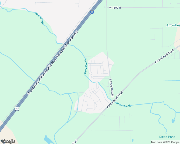 map of restaurants, bars, coffee shops, grocery stores, and more near 1244 1700 North in Payson
