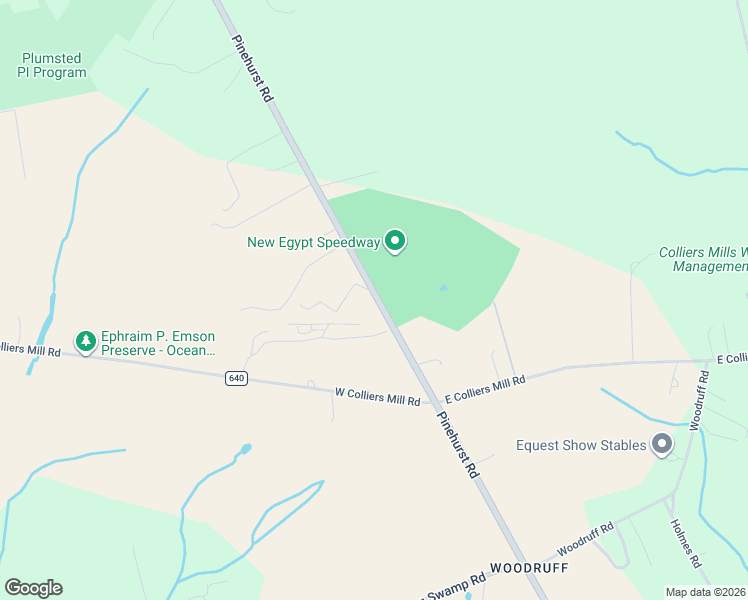 map of restaurants, bars, coffee shops, grocery stores, and more near 729 Pinehurst Road in Plumsted