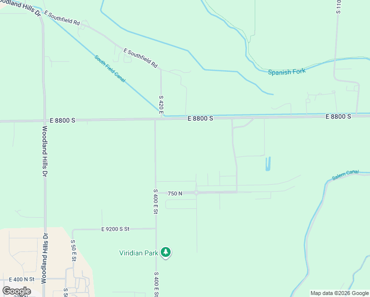 map of restaurants, bars, coffee shops, grocery stores, and more near 1549 East 960 North in Salem