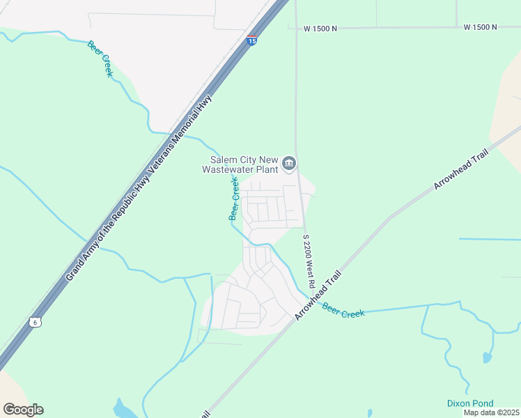 map of restaurants, bars, coffee shops, grocery stores, and more near 1244 1700 North in Payson