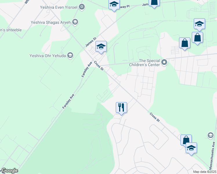 map of restaurants, bars, coffee shops, grocery stores, and more near 672 Cross Street in Lakewood Township