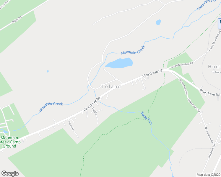 map of restaurants, bars, coffee shops, grocery stores, and more near 231 Pine Grove Road in Gardners