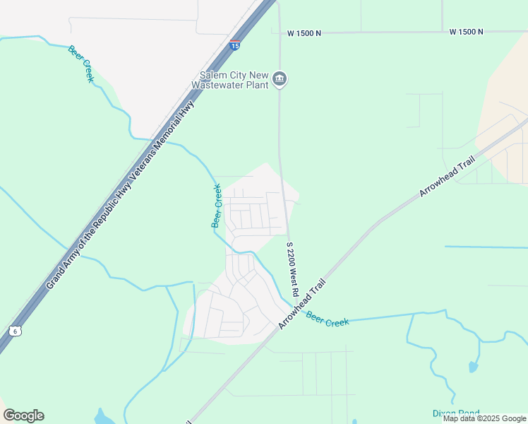 map of restaurants, bars, coffee shops, grocery stores, and more near 8757 South 2200 West in Payson